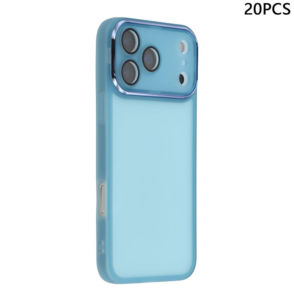 Bulk Purchasing 20Pcs For iPhone 17 Pro Case Electroplated Camera Frame TPU Phone Cover Precise Cutouts