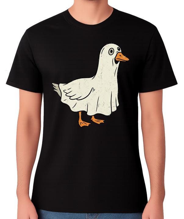 Silly Goose T-Shirt Funny Cartoon Duck Bird Humour Graphic Gift Unisex Tee S