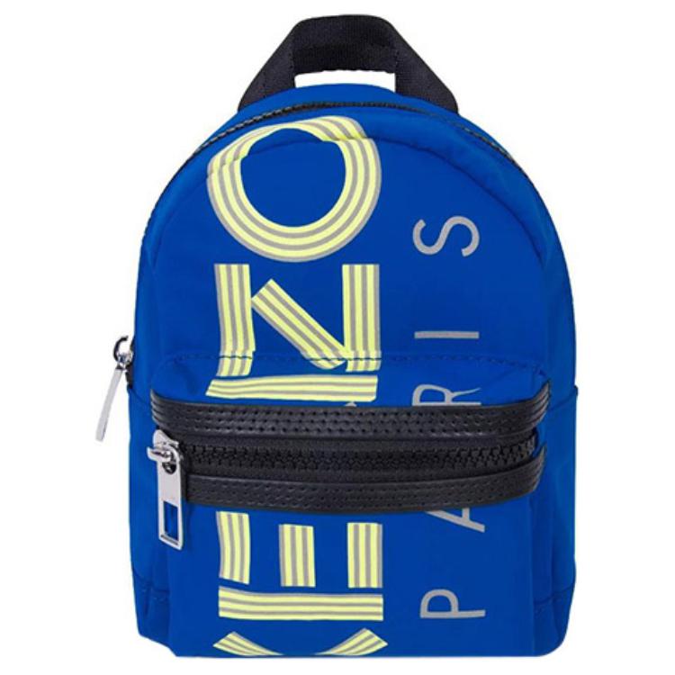 

Kenzo Classic Letter Commuter Fashion Design Polyester Nylon Backpack Mini Men backpack French-Blue F955SF215F38 Basic Set (Bag+Tag)