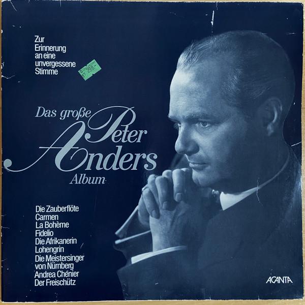 

LP Record PETER ANDERS Das Grosse Peter Anders Album 4023528 ACANTA 1984 Germany Classical Used