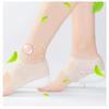 Invisible Height Increase Silicone Socks Gel Heel Pads Orthopedic Arch Support Heel Cushion Insoles Foot Massage Pad Unisex