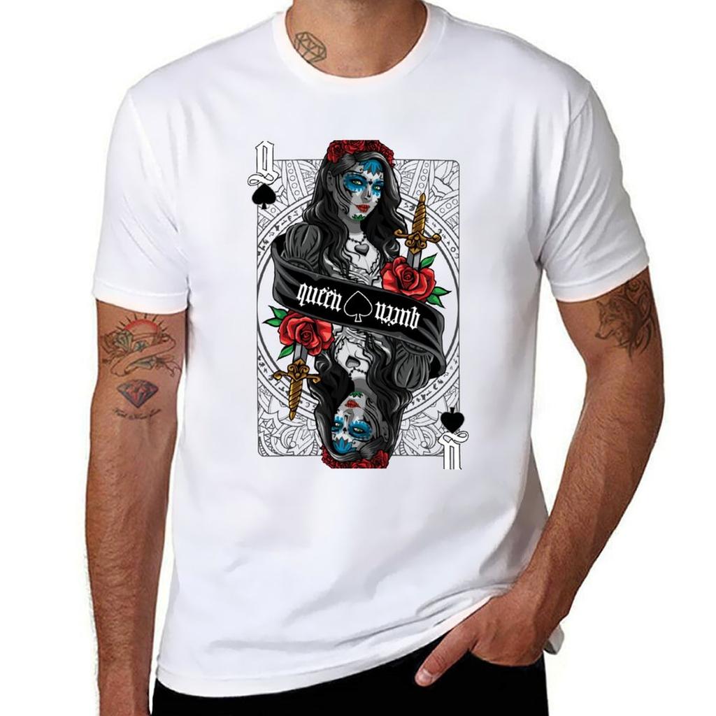 Queen of Spades TShirt Stretch Fabric Comfort TShirt