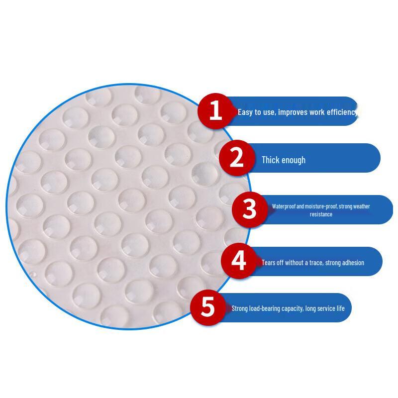 CNMF Selbstklebende Transparente Silikon Anti-Kollisions-Pads