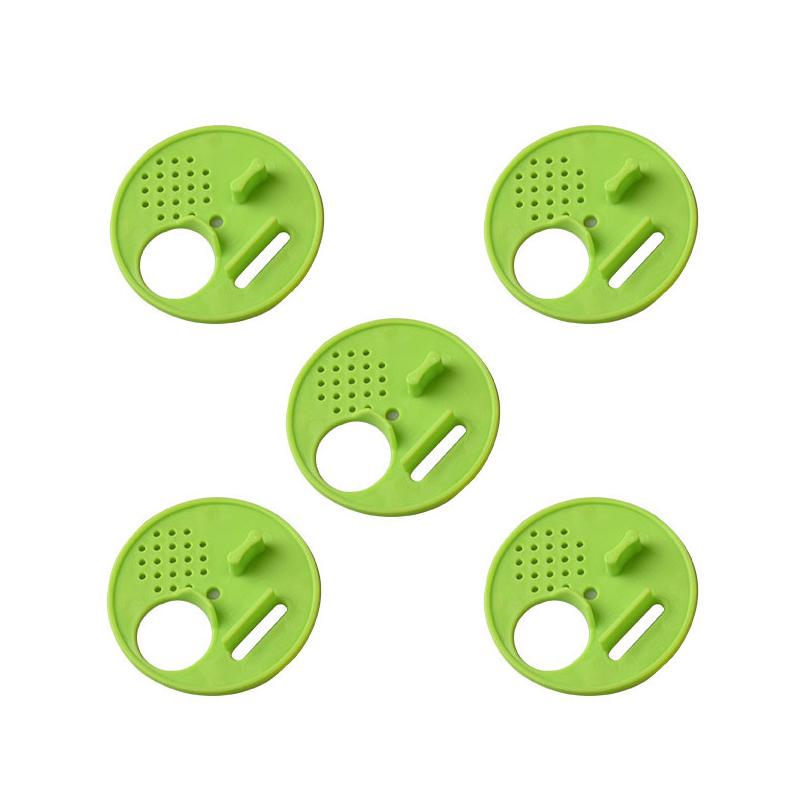 5Pcs Beekeeping Plastic Beehive Door Round Single Bee Exit Hive Vent Entrance Ventilation Gate Nest Tools Equipment Supplies