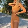 Mädchen Sommer U-Ausschnitt Weste Shorts Lässiger Sportanzug Sexy Yoga Anzug Zweiteiliges Set