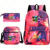 Rhythm Box Peripheral Elementary School Bag Large Capacity Starry Sky Backpack Three-piece Set