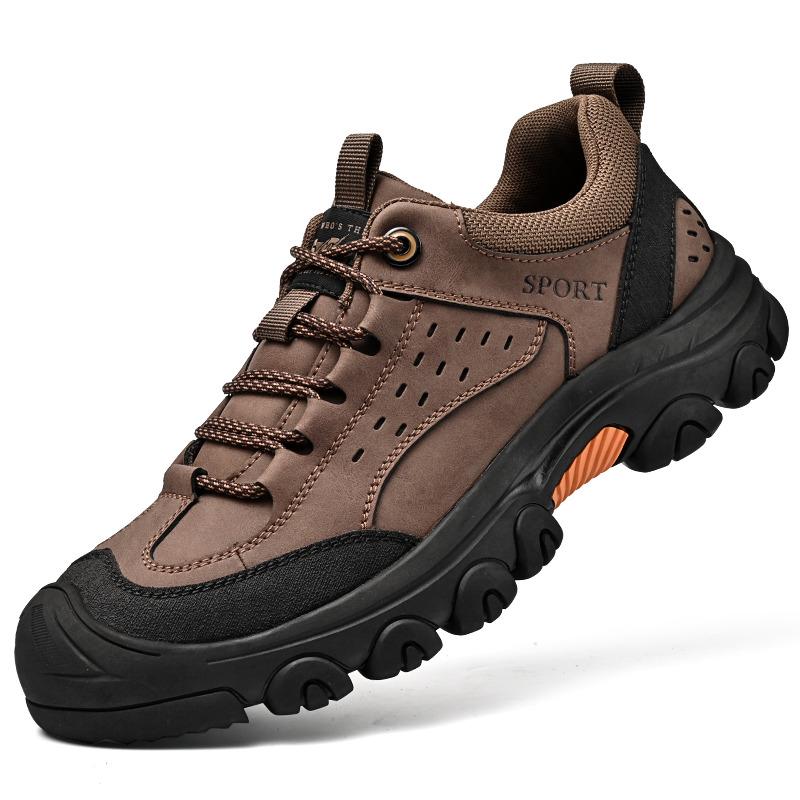 Men's Hiking Shoes Autumn Outdoor Walking Sneakers Plus Size 46 Non-slip Climbing Trekking Shoes Man Work Shoes Tenis Masculino