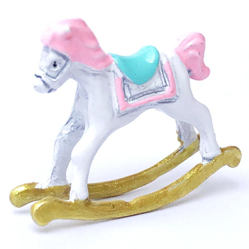 

Кукольный домик Миниатюрное Цветное Качающееся Кресло-Лошадка Мебель для Детской Комнаты 1:12 аксессуаров для кукольного домика Высококачественные игрушки для детей разноцветный