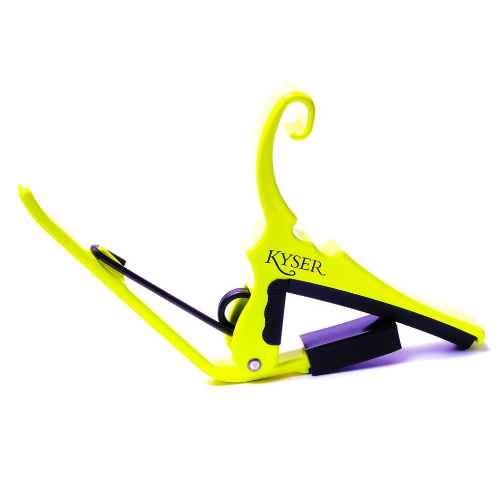 KYSER KG6NYA Neon Yellow Capo Tast for Acoustic Guitar KYSER