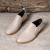 Women'S Slip-On Chunky heel boots - Slip-resistant faux Cover, Cushioned Insole & Arch Support - All-Season Everyday & Formal Shoes