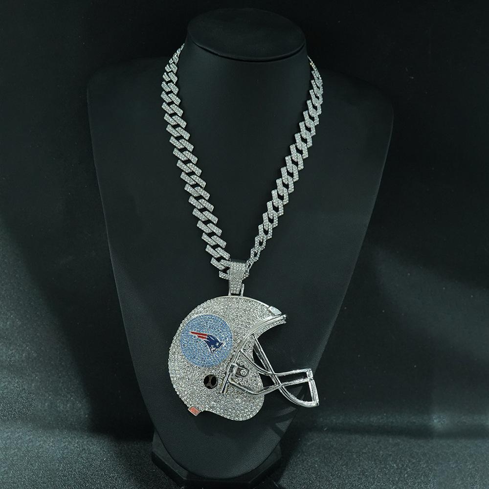 New England Patriots Footballhelm Legierung Anhänger
