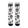6 Styles Gothic Retro Skull Punk Skeleton Crew Socks Unisex Harajuku Elastic Cotton Women Men Stocking Skateboard Long Socks