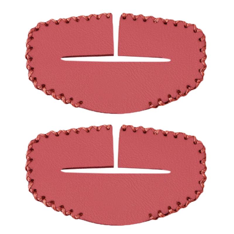1PC Car Seatbelt Buckle Protective Cover PU Leather Anti-collision Anti-scratch Protective Cover Interior Modification Supplies