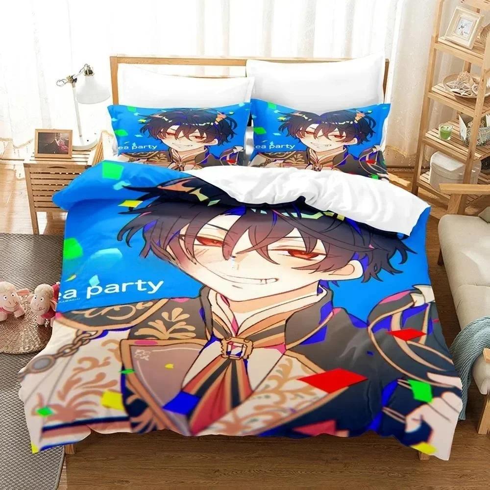Comforter 3D Printing Anime Game Promise Of Wizard Bedding Set Single Twin Full Queen King Size Bed Set Adult Kid Bedroom S