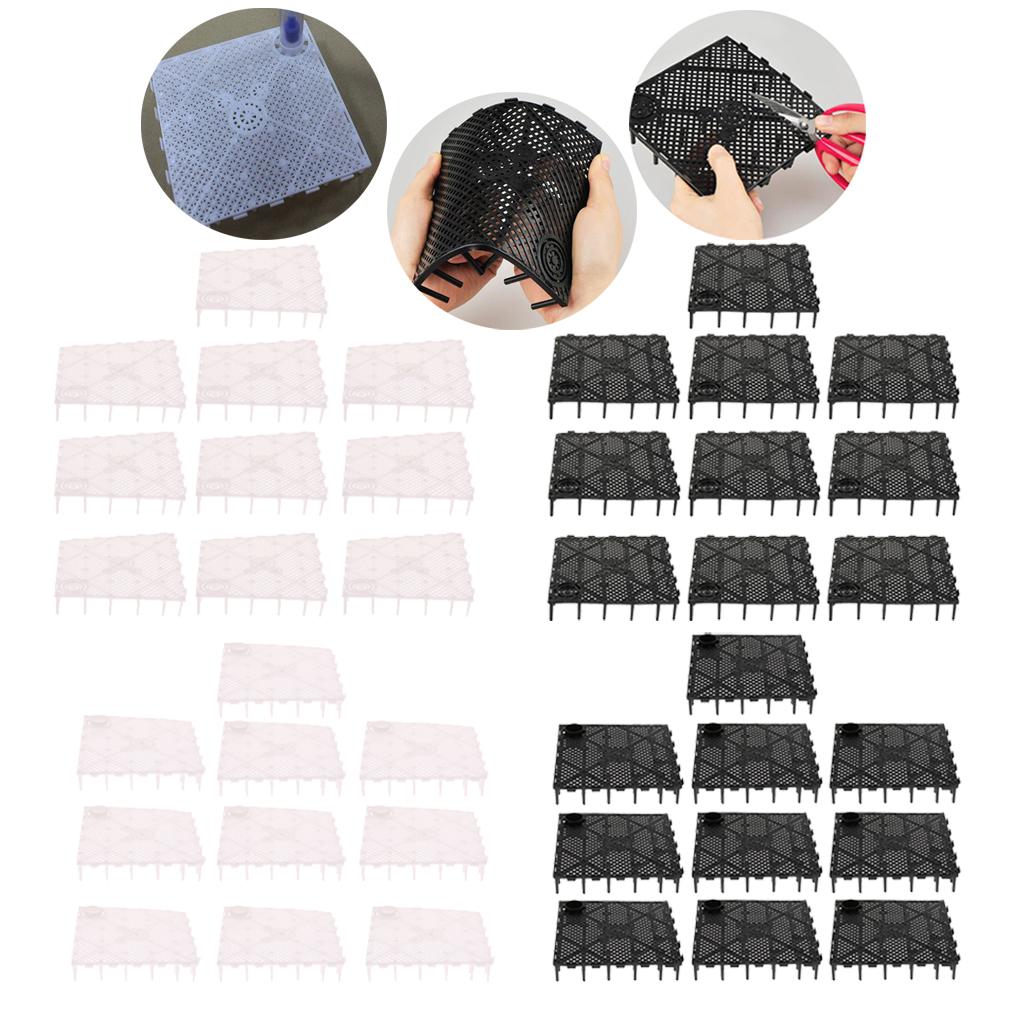 Undergravel Aquarium Filter Plate Plastic Bottom Board Fish Tank Accessory for Aquarium Equipment and Setup
