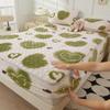 Mother-and-baby Milk Velvet Padded Bedspread with Cotton Padded Single and Double Simmons Bedspread Mattress Protective Cover