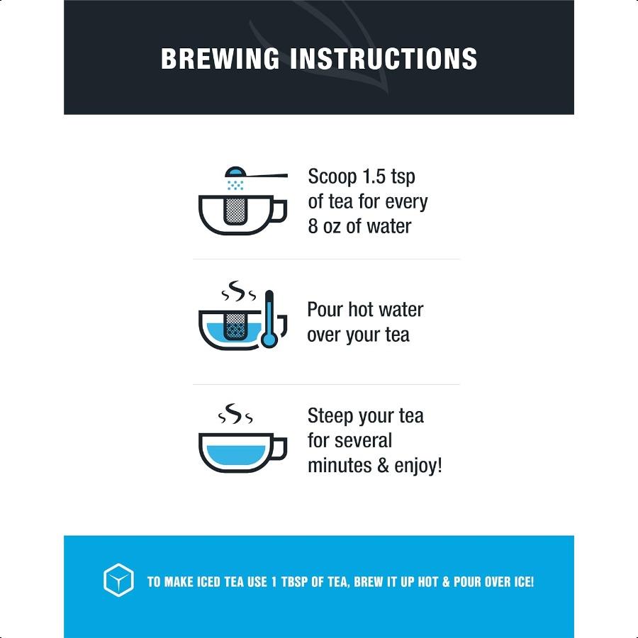 Tiesta Tea Blueberry Wild Child Loose Leaf Blueberry Hibiscus Herbal Tea Premium nCaffeinated Blend Make Hot or Iced Brews Up T