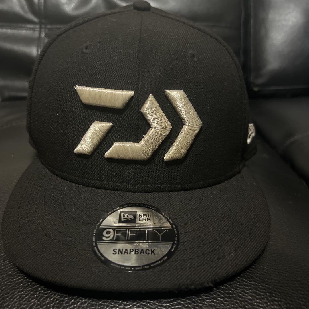 

[USED] Rare NEWERA Daiwa 9FIFTY SNAPBACK Black Cap