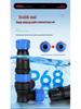Right-Angle Waterproof Aviation Plug & Socket Connector (SD28, Male & Female, Butt Welding, Nut Type)