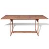 VidaXL Table de jardin 180x90x75 cm Bois de teck solide