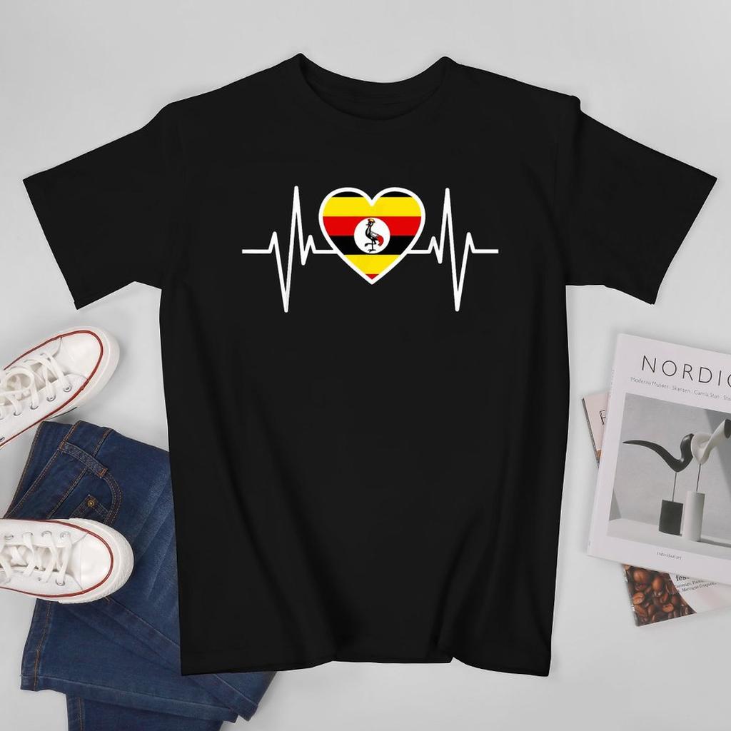 More Design Uganda Flag Ugandans Unisex Tshirt Tees Tshirt Oneck T Shirts Unisex Boys Clothing 100 Cotton