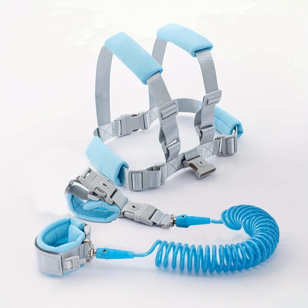 [Correa de Seguridad Rosa] Correa de Seguridad Anti-Pérdida de Poliéster Duradero | Correa Ajustable y Cordón Elástico Amortiguador | Rosa, para Viajes al Aire Libre