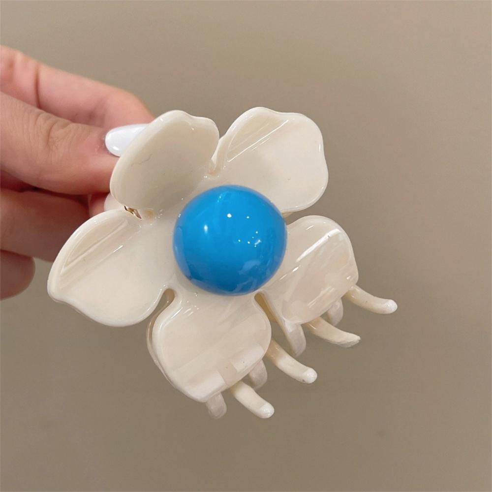 Hairpin Flower Hair Claw Plastic Plastic Shark Clip Creative Hair Crab Clip  Travel