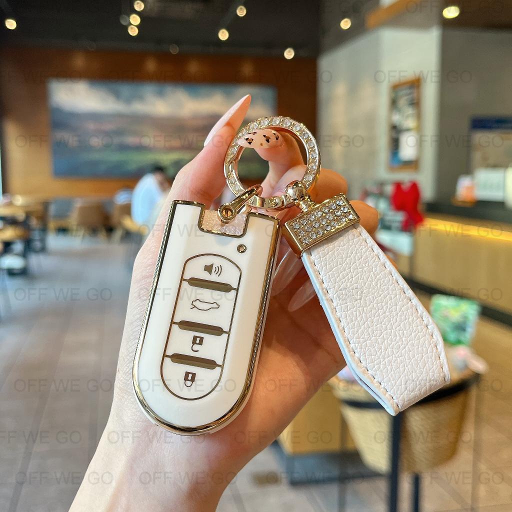 OFF WE GO TPU Car Key For Perodua Myvi Gen3/Bezza/Axia/Aruz Car Key Fob Cover Case with Keychain