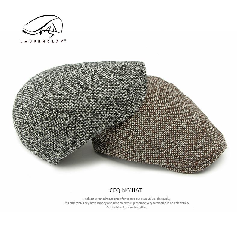 Hat women's spring and autumn winter new fashion cap beret men's British retro forward hat painter hat