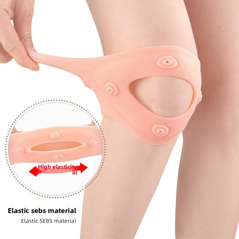 SEBS Magnetyczne Nakolanniki Outdoor Bieganie Jazda na Rowerze Sporty Uciskowe Nakolanniki na Rzepkę Miękkie Elastyczne Dopasowanie Podkładki Sportowe