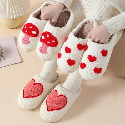 Mode Mode Damen Hausschuhe Winter Warm Paarschuhe Badeschuhe für Zuhause Rutschfest Pelzig Winter Warm Fellhausschuhe für Damen