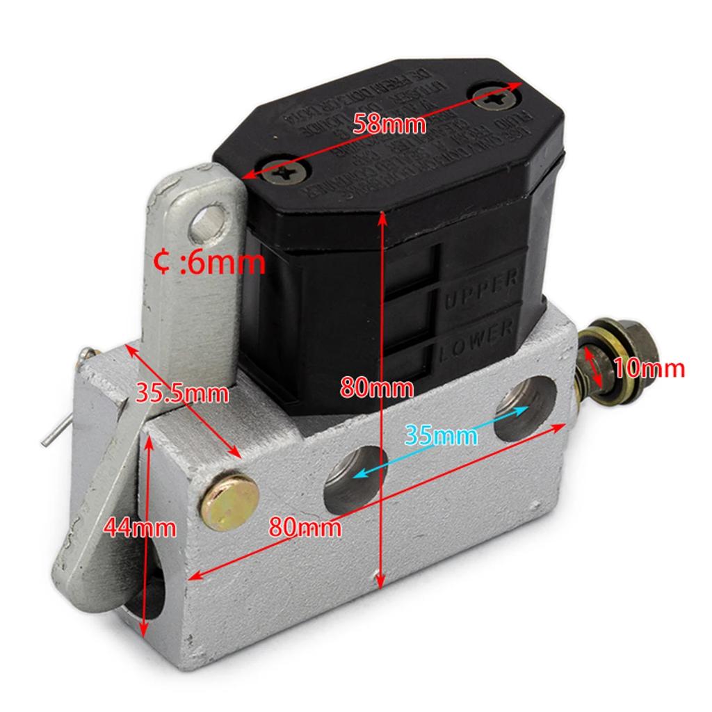 Rear Foot Hydraulic Master Brake Pump High Performance Go Kart Buggy ATV