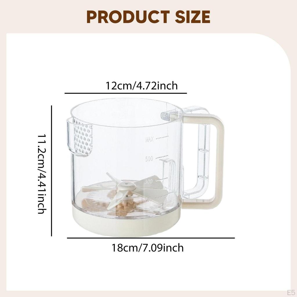 Kubek do mieszania jajek Ubijaczka Trzepaczka Mikser ręczny do napojów Ciasta