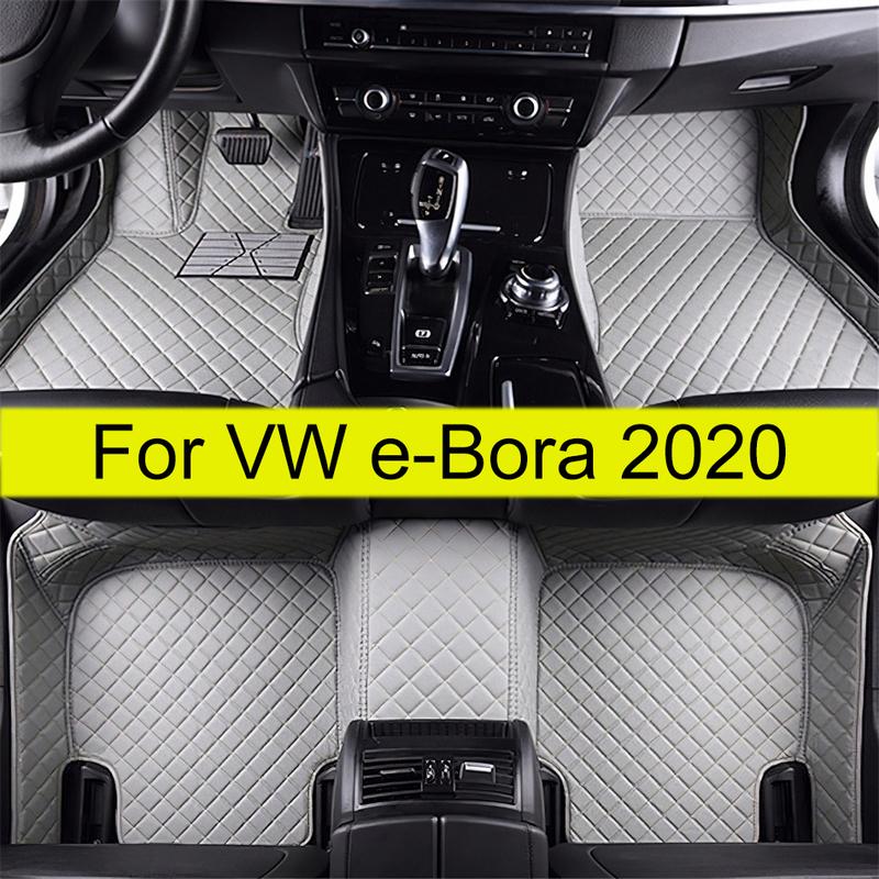 Car Floor Mats For VW Volkswagen e-Bora Auto Foot Pads Automobile Carpet Cover Interior Accessories