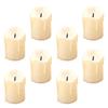 24Pcs Simulated Lights with Realistic Glow LED Flameless Candles for Safe Decoration Valentine Christmas Party Use