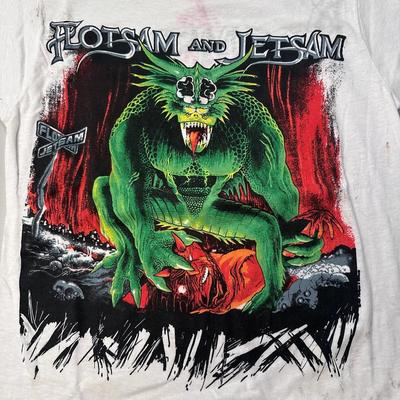 New Popular Flotsam and Jetsam White  Cotton Full Size Unisex T-Shirt