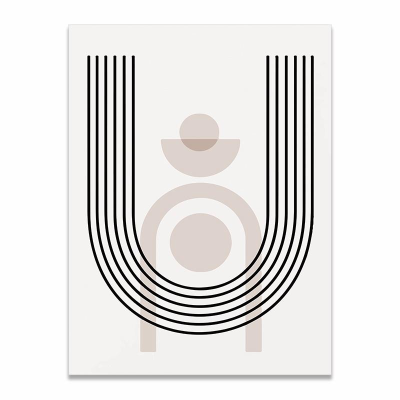 

Абстрактная черно-белая богемная картина Матисса для интерьера, эстетические холсты, постеры и принты, настенные картины для декора гостиной 21x30cm No Frame