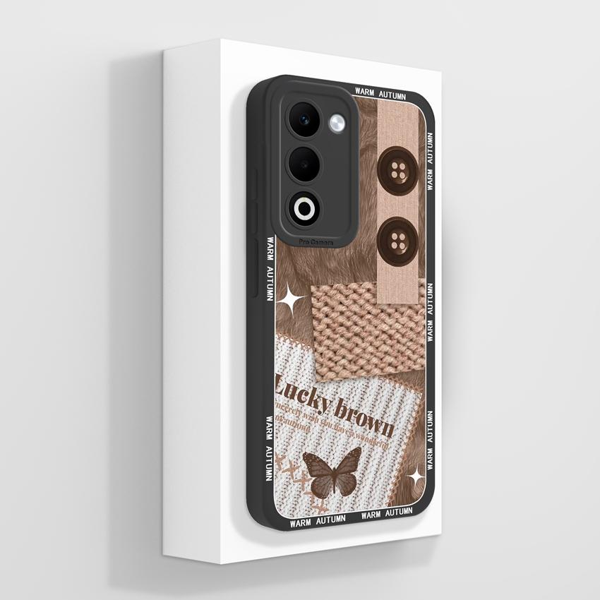 For Oppo A5 A5x A3x Realme C71 C75 Luxury Shockproof Phone Covers Cute Cartoon Cat Pattern Liquid Silicone Anti Slip Protective Shell For Oppo Housing