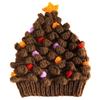 Knitted Christmas Tree Hat Keeping Warm Head Hat Decorations Supplies for Holiday Birthday New Year Party Decorations