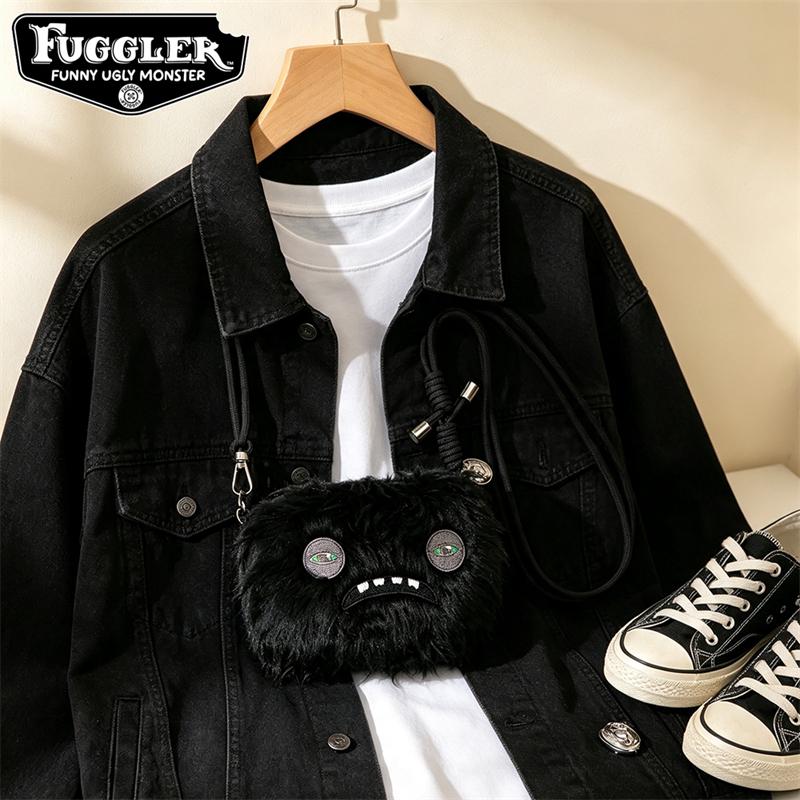 Funny Ugly Teeth Monsters Plush Toys Mini Shoulder Bags Fugglers Wide-Eyed Monster Screech Peluche Dolls Gifts