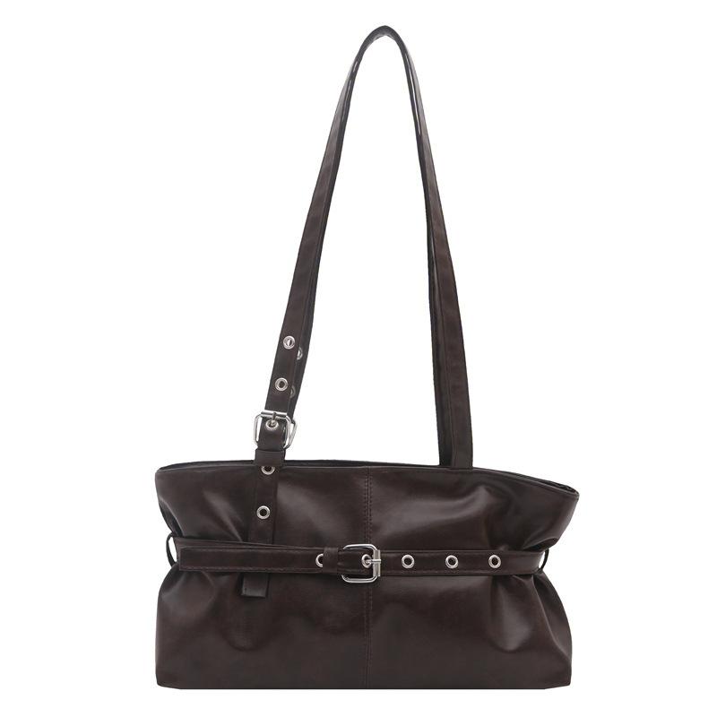 Commuter simple bag fashion bag women's spring new armpit bag texture shoulder bag women's bag new