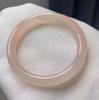 Translucent Pink Lotus Root Jade Bracelet for Women