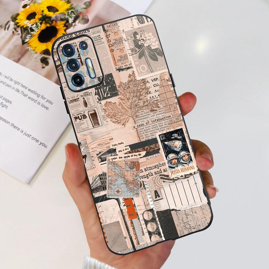 För Motorola Moto G9 Plus Fodral Mode Design Mjukt TPU-skydd För Motorola Moto G9 Power MOTO G9Plus Svart Silikonstötfångare
