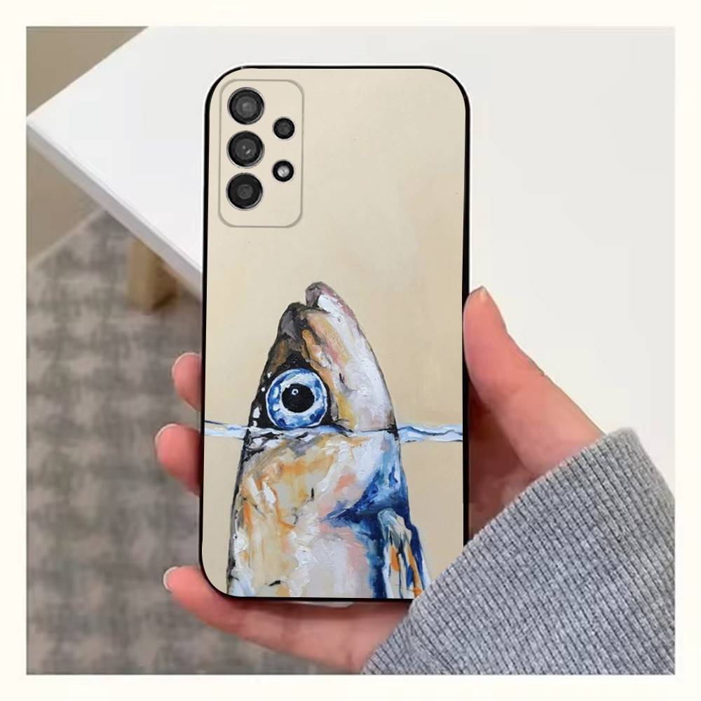 

Sardines Ocean Phone Case For Samsung S22,S21,S20,S10,S9,S25,S24,S23,Ultra,FE,Plus,Lite,Soft Silicone Black SamsungS21ULTRA