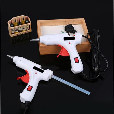Prtpig 40W 110V-240V tavná lepicí pistole s lepicími tyčinkami 7MM*100MM DIY termo mini lepicí pistole opravy tepelné nástroje