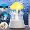 7-Color Rain Cloud Humidifier with Aromatherapy Function Essential Oil Compatible Rechargeable Auto Shut-Off Remote Control