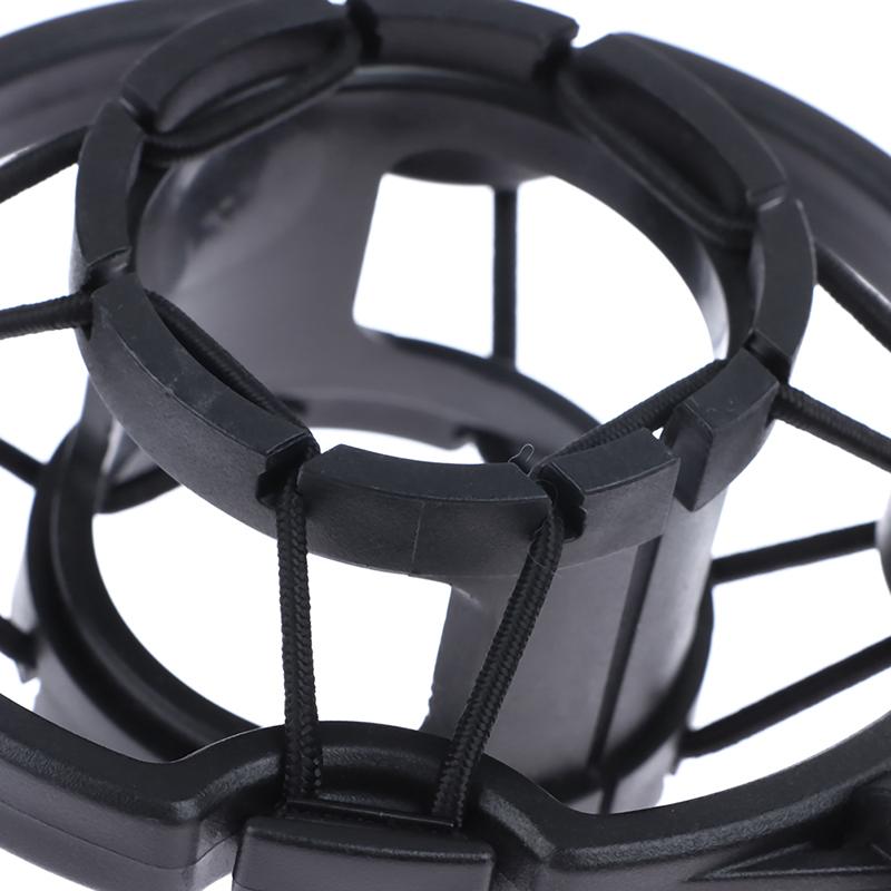 Shock Mount Holder Studio Recording Bracket For Large Mic Clip Black