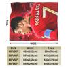 CR7 Blanket Ronaldos Wool Funny Warm Throw Blankets for Home Textile Decor