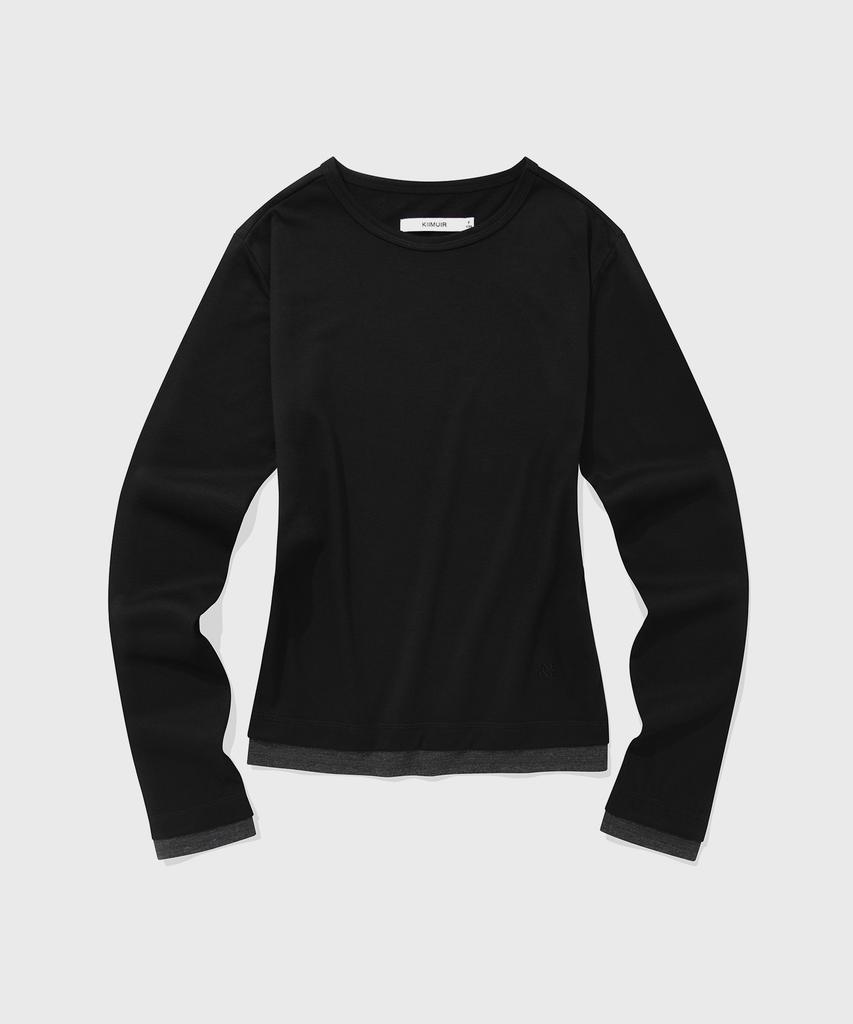 Kimwear (Women) Layered Long Sleeve_Black