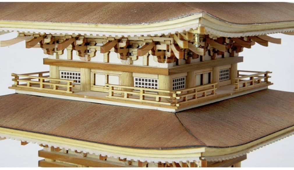 Woody Joe 1/75 Scale Assembly Kit of the Five-Story Pagoda of Mt. Haguro (Building)
